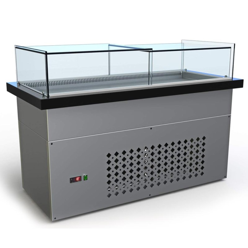 ΘΕΡΜΗ ΒΙΤΡΙΝΑ ΖΑΧΑΡΟΠΛΑΣΤΕΙΟΥ 180x90x130