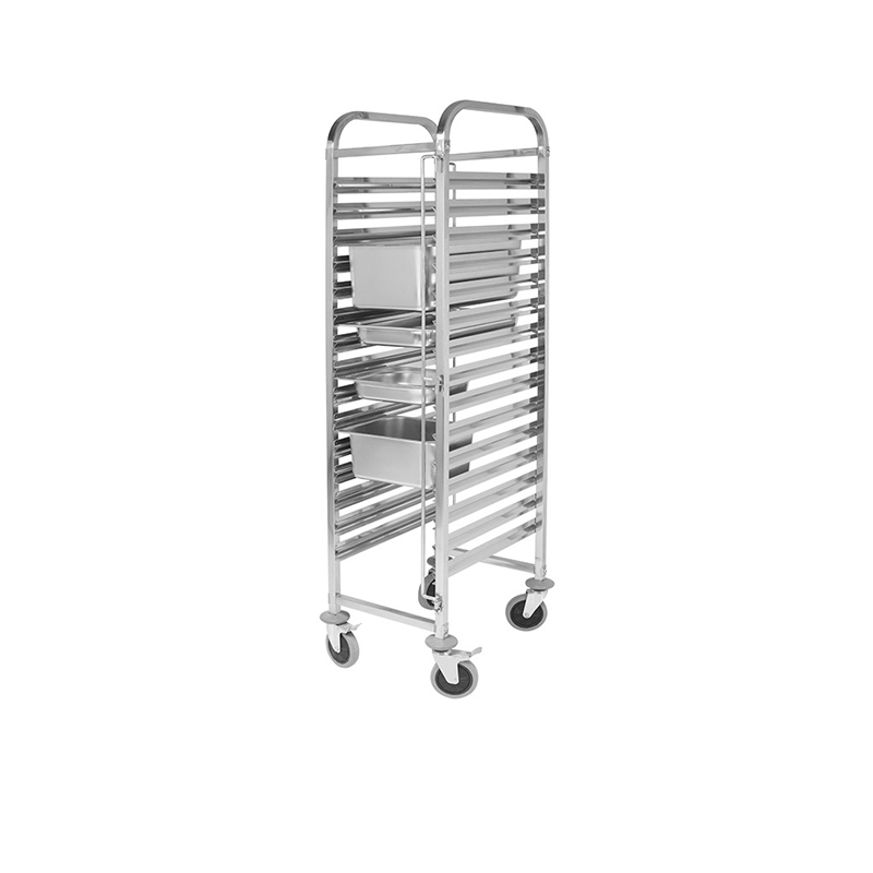 ΤΡΟΛΕΙ INOX 15 ΘΕΣΕΩΝ GN 1/1