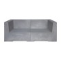 CONCRETE 2Θέσιος Kαναπές Κήπου - Βεράντας, Cement Grey