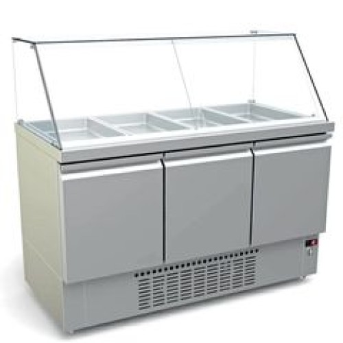 ΨΥΓΕΙΟ ΒΙΤΡΙΝΑ ΣΑΛΑΤΑΣ ΜΕ ΜΟΤΕΡ ΚΑΤΩ 138x70x130