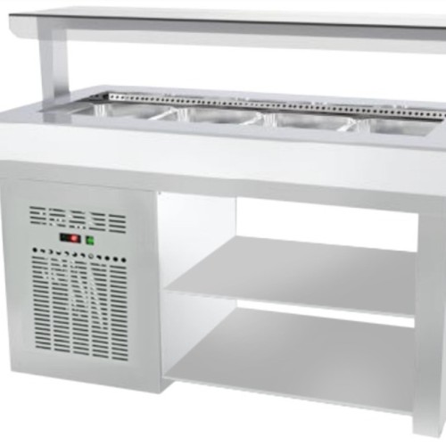 ΨΥΓΕΙΟ SALAD BAR ΜΕ ΕΝΣΩΜΑΤΩΜΕΝΟ ΜΟΤΕΡ 145x90x125