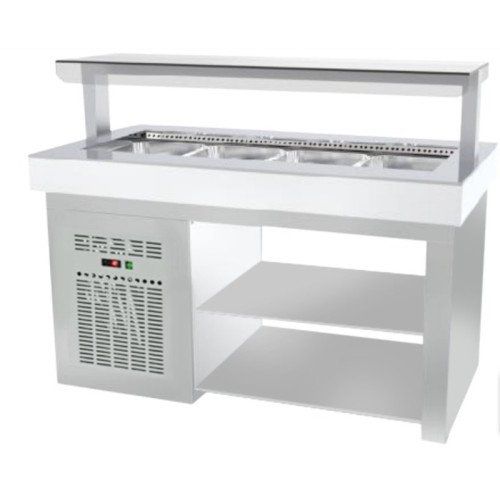 ΨΥΓΕΙΟ SALAD BAR ΜΕ ΕΝΣΩΜΑΤΩΜΕΝΟ ΜΟΤΕΡ 145x90x125
