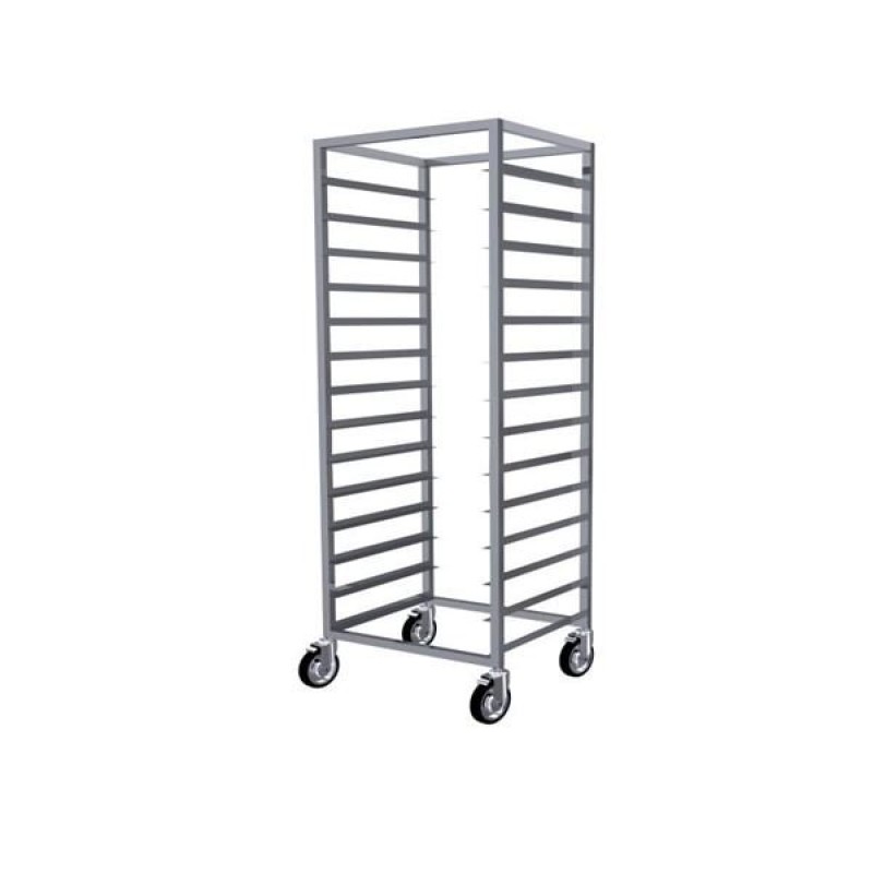 ΤΡΟΛΕΙ INOX 15 ΘΕΣΕΩΝ ΓΙΑ ΛΑΜΑΡΙΝΑ 40x60 cm