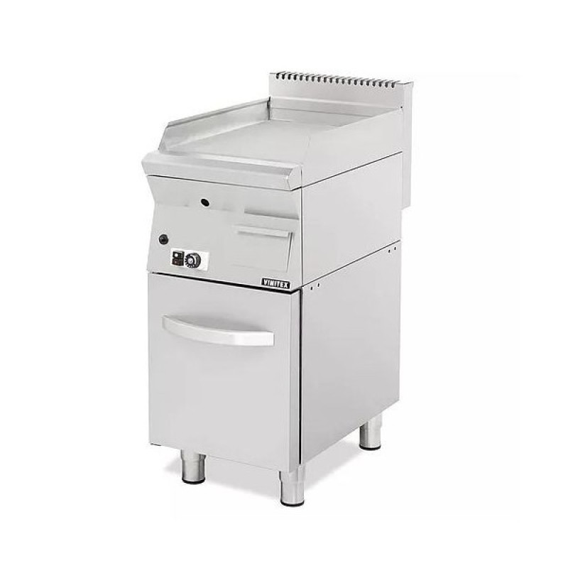 Επιδαπέδιο μονό πλατό αερίου με πλάκα χρωμίου Vimitex