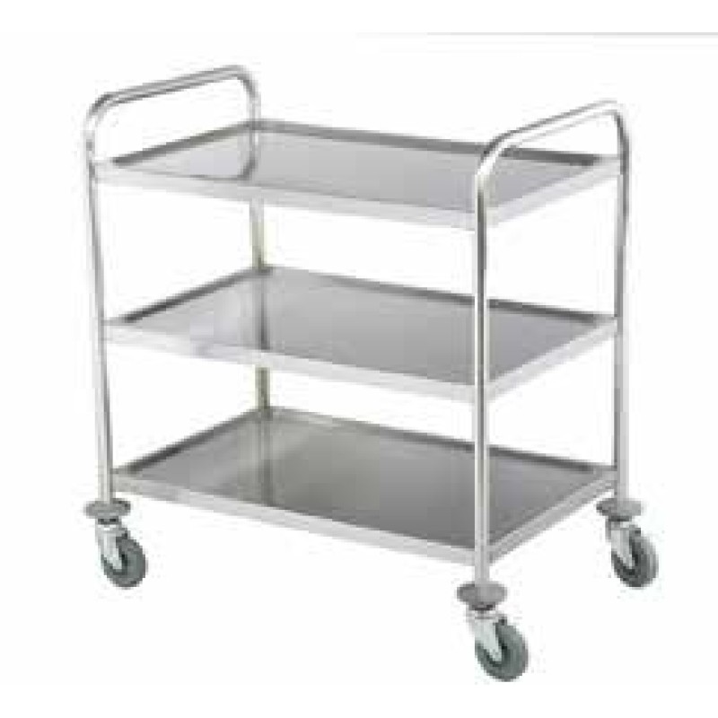 Ανοξείδωτο τροχήλατο καρότσι