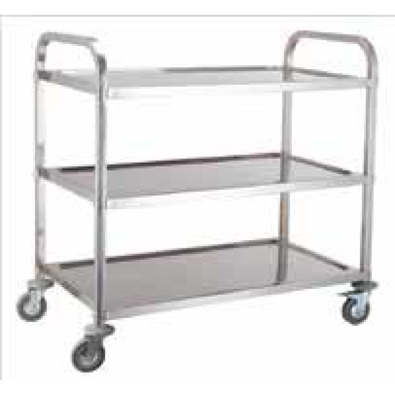 Ανοξείδωτο τροχήλατο καρότσι γενικής χρήσης