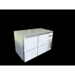 Ψυγείο πάγκος συντήρηση με μηχανή δεξιά και 4 συρτάρια