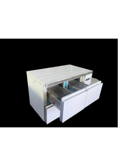 Ψυγείο πάγκος συντήρηση με μηχανή δεξιά και 4 συρτάρια