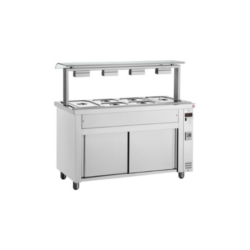 ΕΠΙΔΑΠΕΔΙΟ ΜΠΑΙΝ ΜΑΡΙ 4 ΘΕΣΕΩΝ ΜΕ ΟΥΔΕΤΕΡΟ ΕΡΜΑΡΙΟ ΚΑΙ ΜΟΝΟ ΑΝΤΙΠΤΕΡΝΙΣΤΙΚΟ ΚΡΥΣΤΑΛΛΟ INOMAK