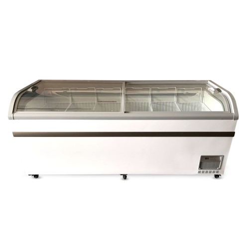 Κατάψυξη με κουρμπαριστά συρόμενα κρύσταλλα 2000×757×858