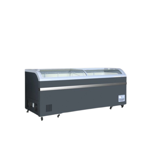 Κατάψυξη με κουρμπαριστά συρόμενα κρύσταλλα 2000×757×858 ΓΚΡΙ