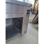 Μπαίν Μαρί Επιδαπέδιο 5 x GN 1/1 με Βιτρίνα και Θερμοθάλαμο 179,5x70x128,5 Inomak