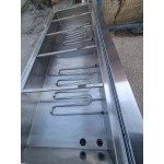 Μπαίν Μαρί Επιδαπέδιο 5 x GN 1/1 με Βιτρίνα και Θερμοθάλαμο 179,5x70x128,5 Inomak