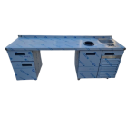 Ερμάριο καφέ με θέση ψυγείου, γούρνα, rinser, απορρίμματα, συρταριέρα καφέ