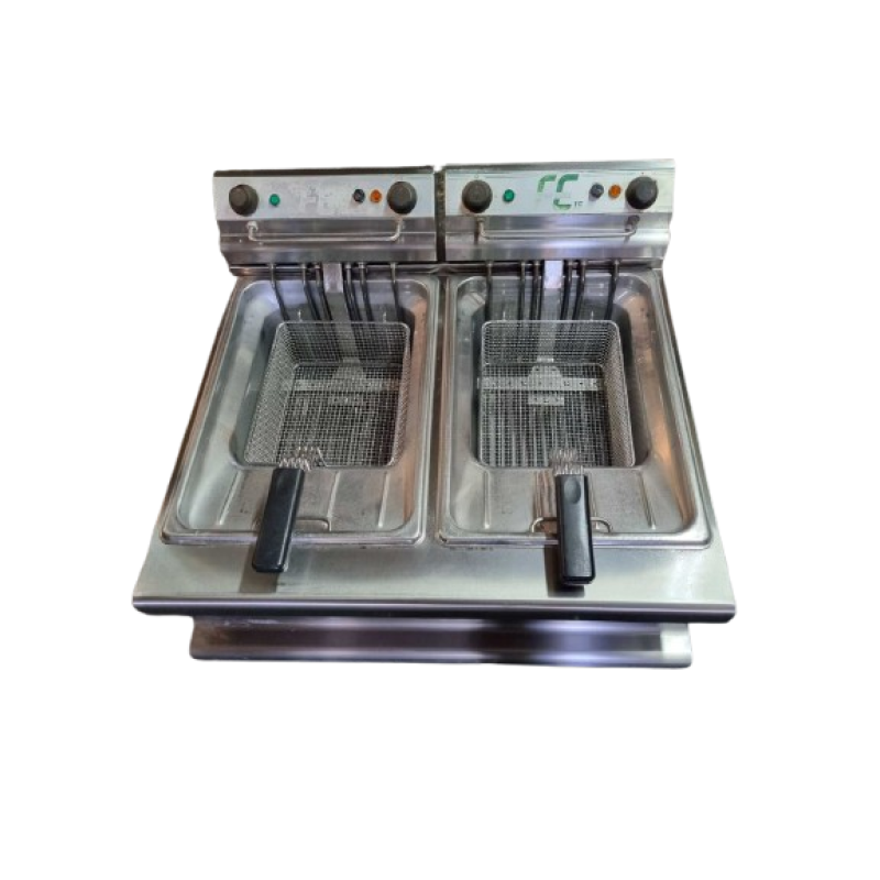 Φριτέζα ηλεκτρική με αποσπώμενο κάδο VISVARDIS FE 15+15A