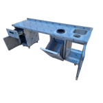 Ερμάριο καφέ με θέση ψυγείου, γούρνα, rinser, απορρίμματα, συρταριέρα καφέ