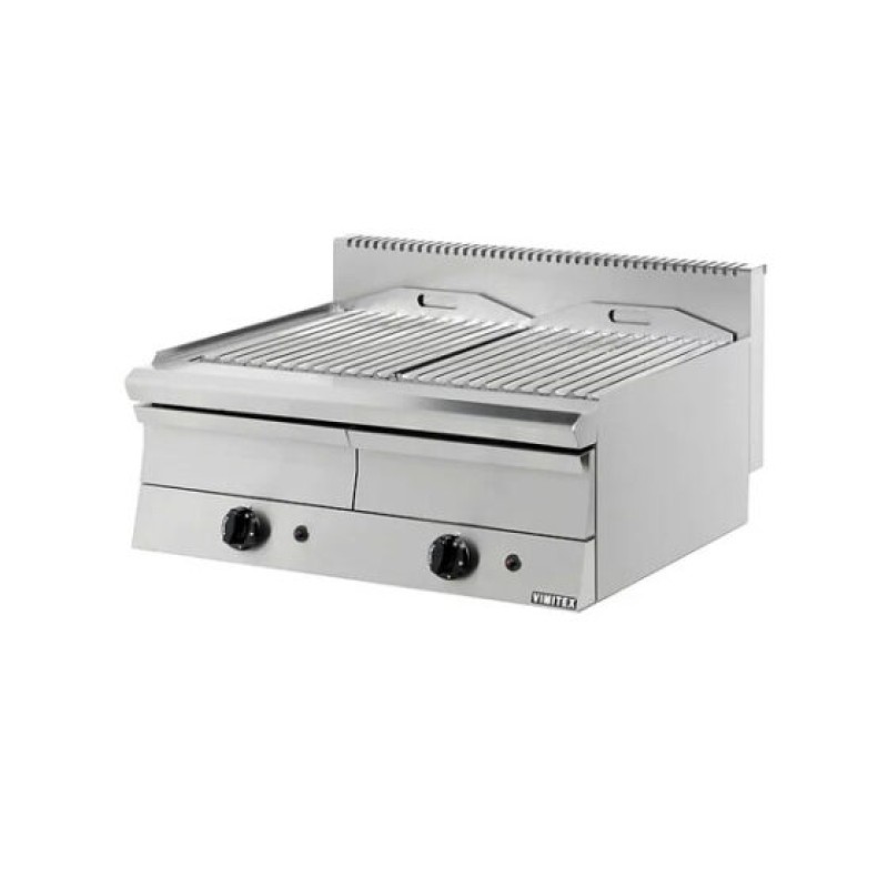 Επιτραπέζιο διπλό γκριλ αερίου